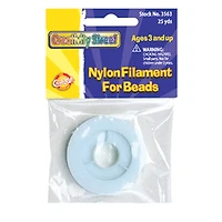 Creativity Street Nylon Filament Beading Cord, 25yd.