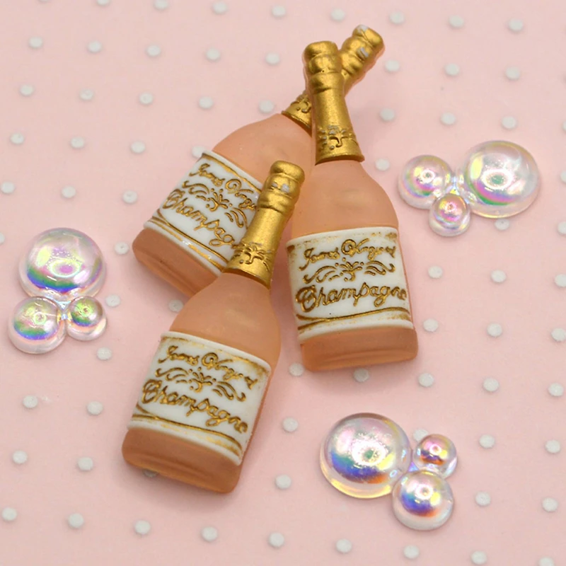 Dress It Up Congratulations Champagne Bubbles Beverage Themed Buttons