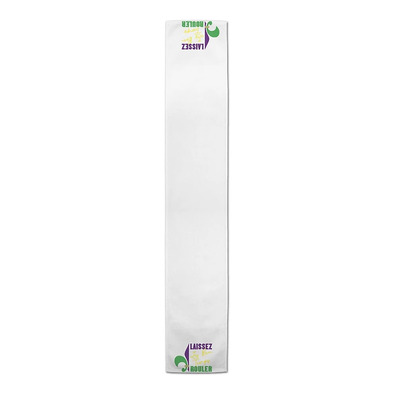 90" Laissez Les Bon Temps Rouler Mardi Gras Table Runner