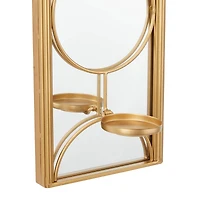 CosmoLiving by Cosmopolitan Gold Metal Modern Wall Sconce
