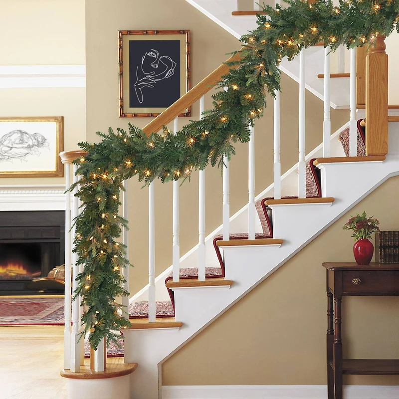 9ft. Pre-Lit Balsam Fir Garland