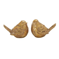 Farmhouse Polystone Bird Sculpture Set