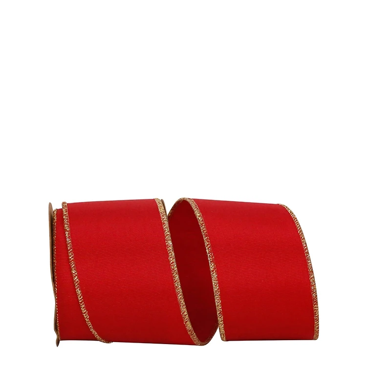 JAM Paper 10yd. Golden Edge Wired Ribbon