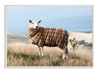 Stupell Industries Sweater Weather Sheep Wall Plaque