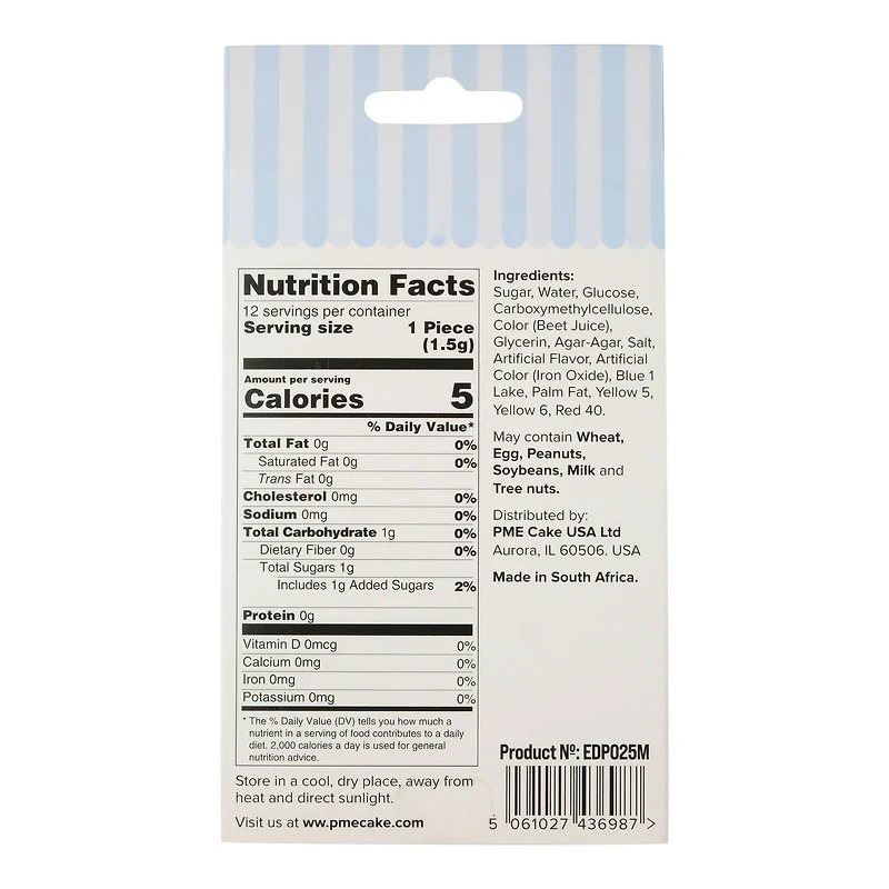 PME Cake Sweet Street® Funny Faces Icing Decorations