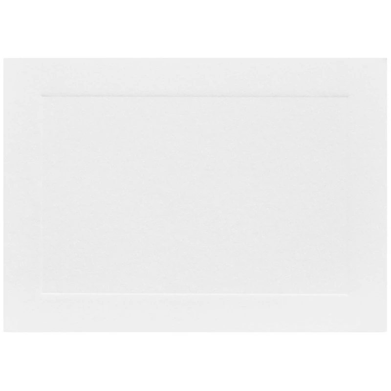 JAM Paper 3.5" x 4.875" White Panel Blank Flat Note Cards