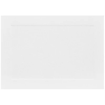 JAM Paper 3.5" x 4.875" White Panel Blank Flat Note Cards