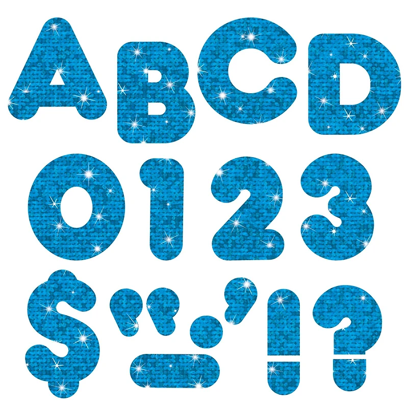 4" Uppercase Sparkle Ready Letters