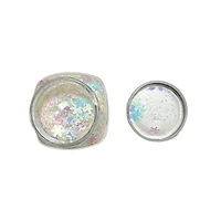 Specialty Polyester Glitter White Iridescent Snowflakes by Recollections™