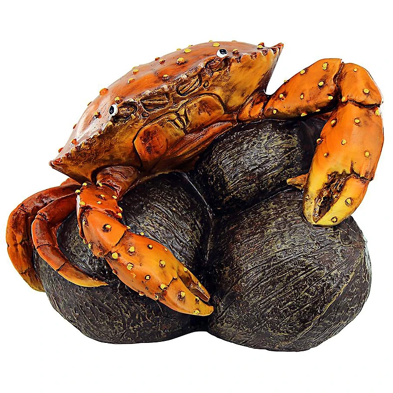 Design Toscano 7.5" Hard Nut to Crack Crab Garden Statue