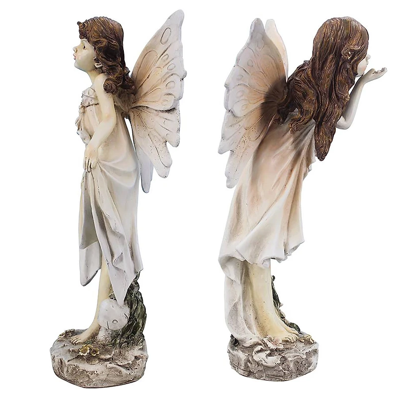 Design Toscano 13.5" Wildflower Meadows Fairies Garden Statues Set