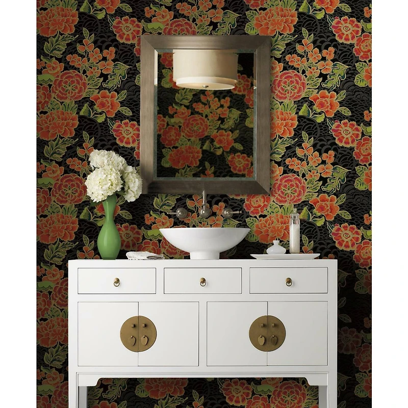 RoomMates Zen Garden Peel & Stick Wallpaper