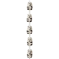 Black & White Ceramic Panda Beads, 19mm by Bead Landing™
