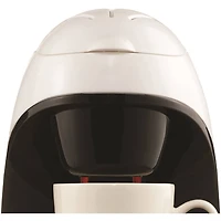 Brentwood White Single-Serve Coffee Maker with Porcelain Mug