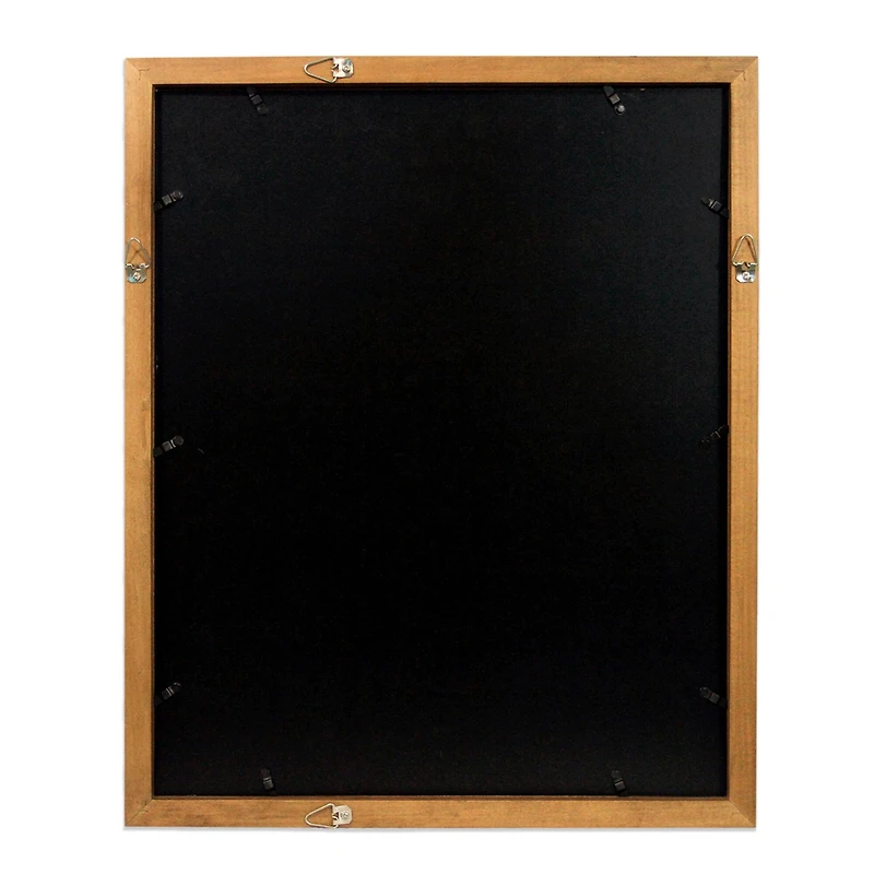 Home Natural Walnut Stain Wood Frame with Mat by Studio Décor