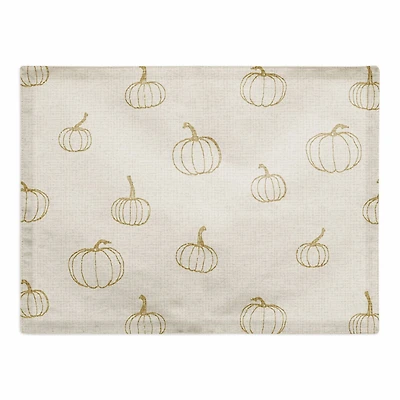 Mini Pumpkin Pattern Cotton Twill Placemat