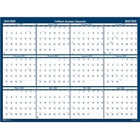 18" x 24" Laminated Reversible Academic Wall Calendar 