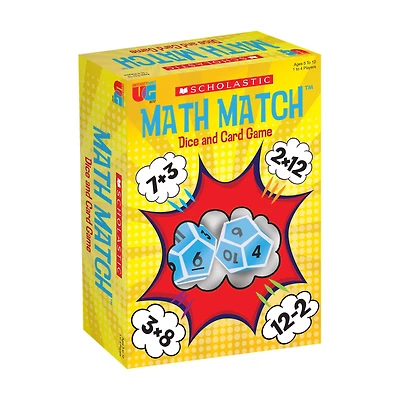 Scholastic Math Match Dice & Card Game
