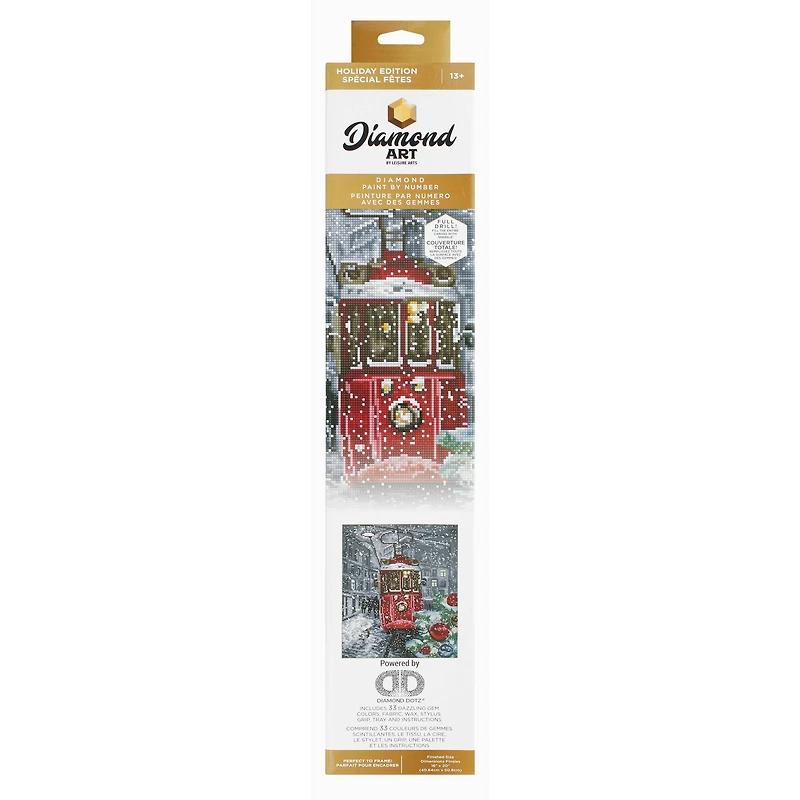 Diamond Art Holiday Streetcar Advanced Kit