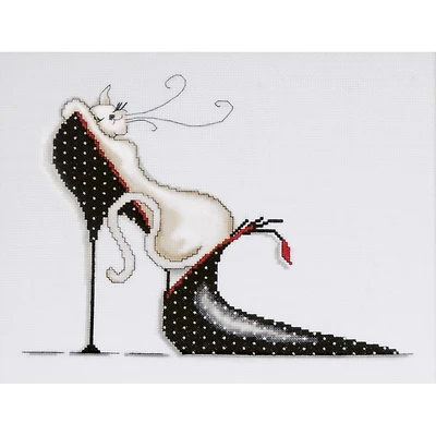 Design Works™ Polka Dot Shoe Counted Cross Stitch Kit