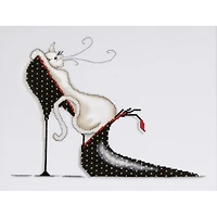 Design Works™ Polka Dot Shoe Counted Cross Stitch Kit