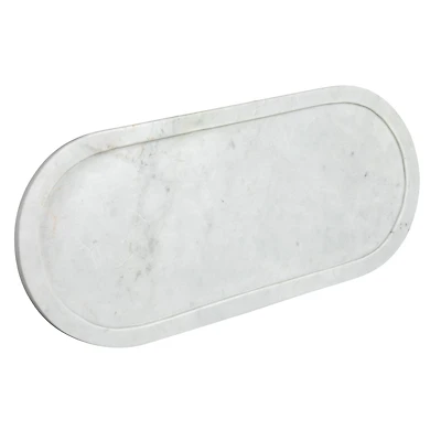 Hello Honey® 18" Modern Oval Marble Serving Tray