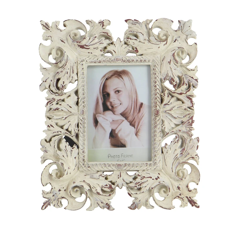 2 Pack White Polystone Traditional 9" x 11" Frames