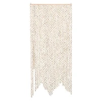 Hello Honey® Beige Chain Link Bamboo Curtain