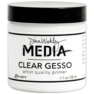 Dina Wakley Media Clear Gesso, 4oz.