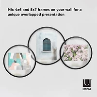 Umbra Black Infinity Round 4" X 6" Picture Frame