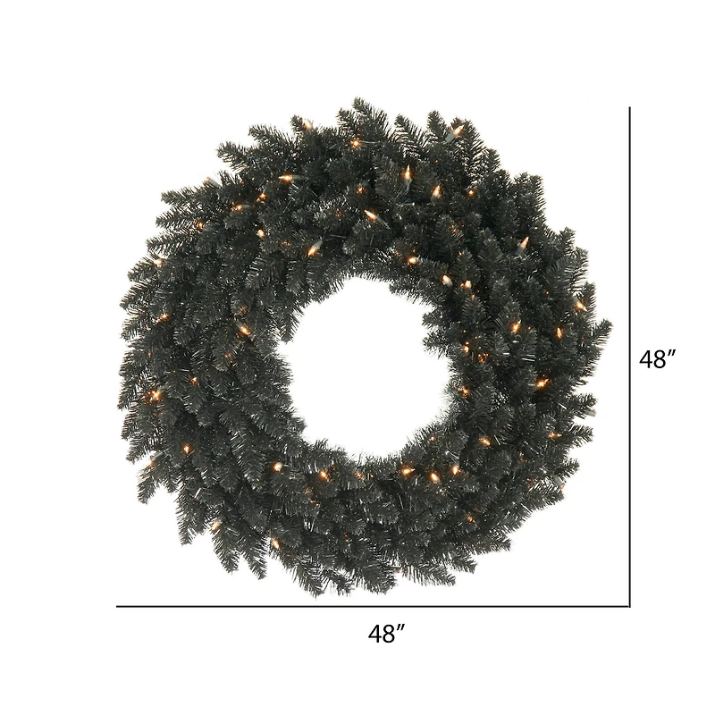 48" Black Fir Christmas Wreath