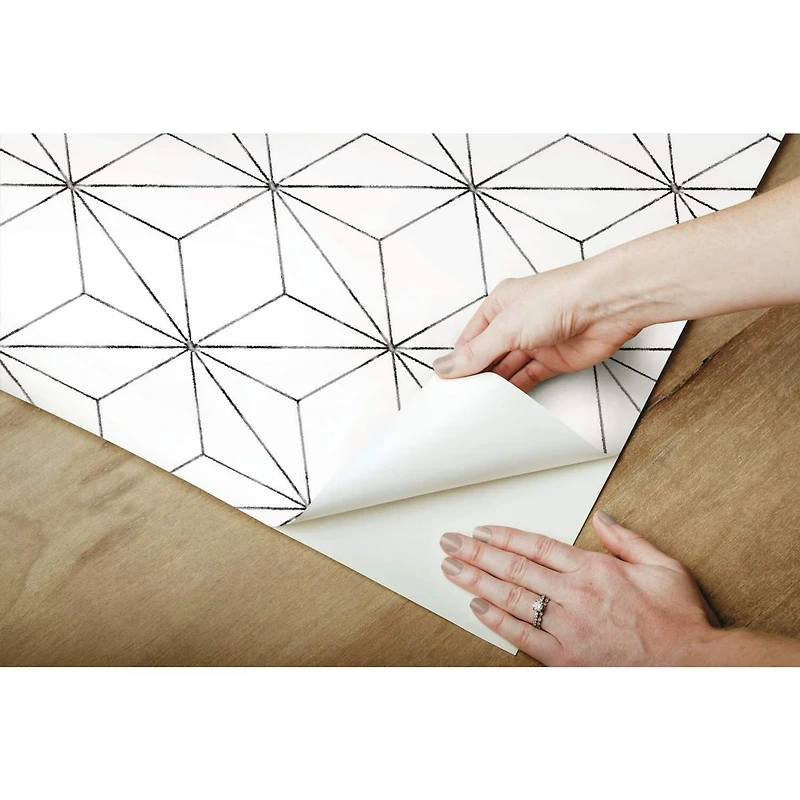 RoomMates Geo Blockstar Peel & Stick Wallpaper