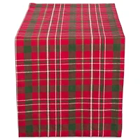 DII® 108" Tartan Holly Plaid Table Runner