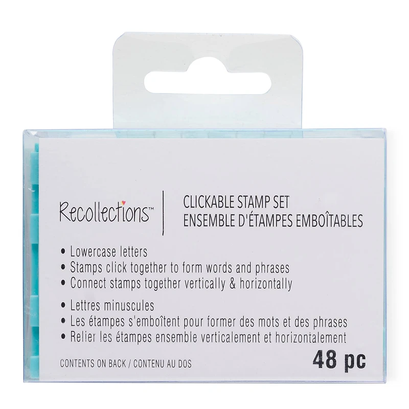 Clickable Lowercase Stamp Set by Recollections®