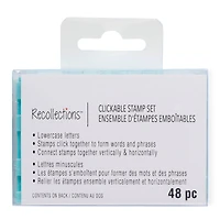Clickable Lowercase Stamp Set by Recollections®
