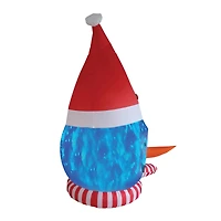 8ft. Inflatable Snowman Head with Shimmer Light