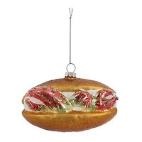 4.5" Lobster Roll Glass Ornament by Ashland®