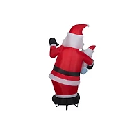 6ft. Animated Airblown® Inflatable Christmas Swaying Santa with Polar Bear