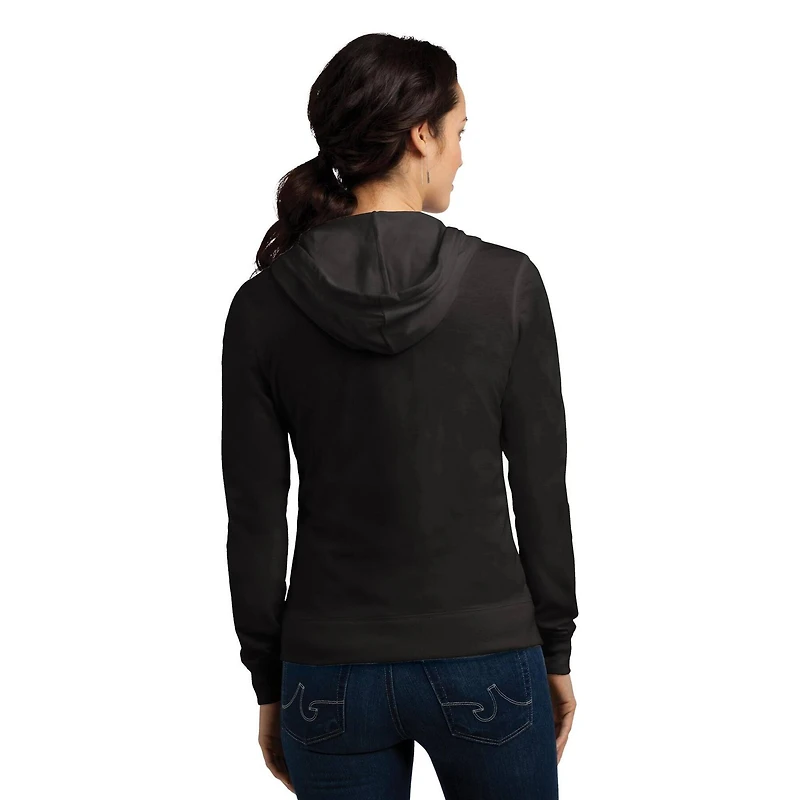 District® Women's Fitted Jersey Full-Zip Hoodie