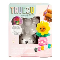 STMT™ True2U™ Paint Your Own Light-Up Flower Décor