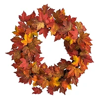 22" Maple Leaf Wreath