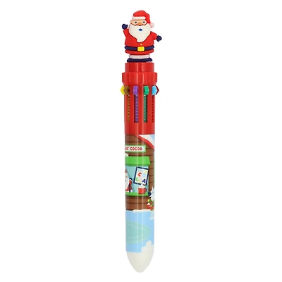 6" Santa 6-Color Novelty Click It Pen by Creatology™