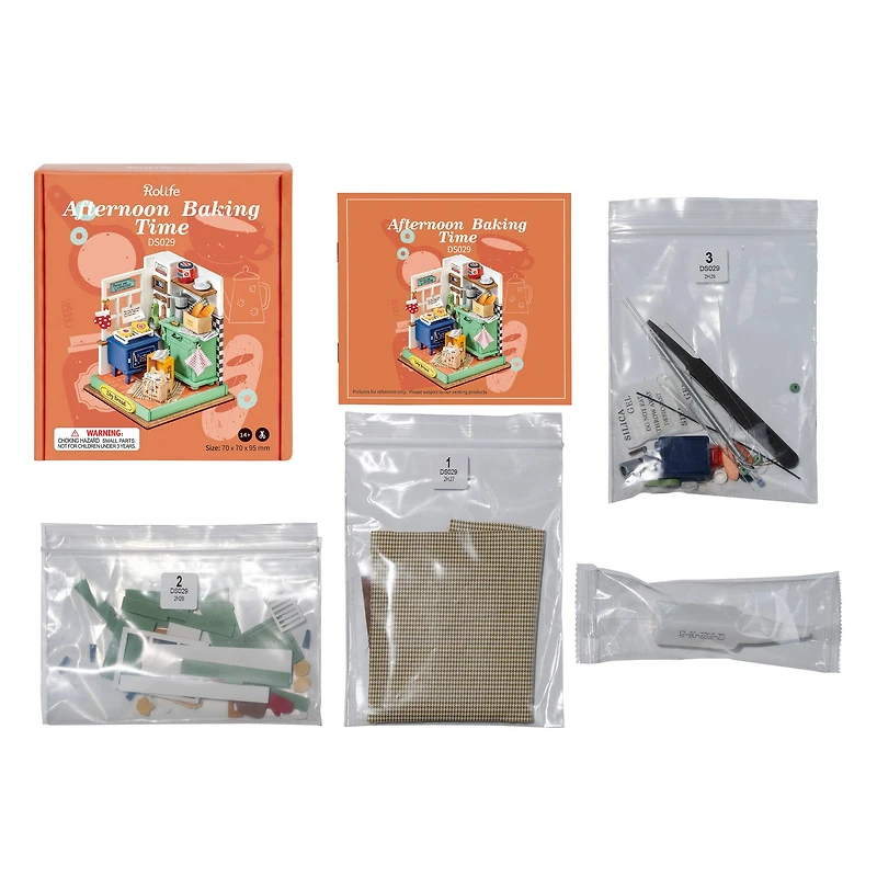 Rolife® Afternoon Baking Time DIY Miniature Kit