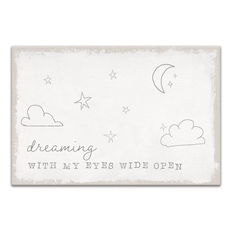Dreaming with my Eyes Wide Open 20" x 30" Canvas Wall Art