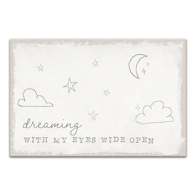 Dreaming with my Eyes Wide Open 20" x 30" Canvas Wall Art