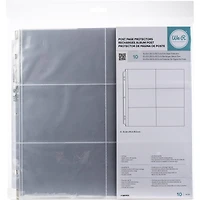We R Memory Keepers® 12" x 12" Post Photo Sleeves with 4" x 6" Pockets, 10ct.