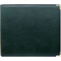 Pioneer® 3-Ring Hunter Green Oxford Sewn Cover Album, 12" x 12"