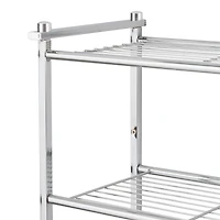 Organize It All 2-Tier Wall Mounted Shelf & Towel Rack 