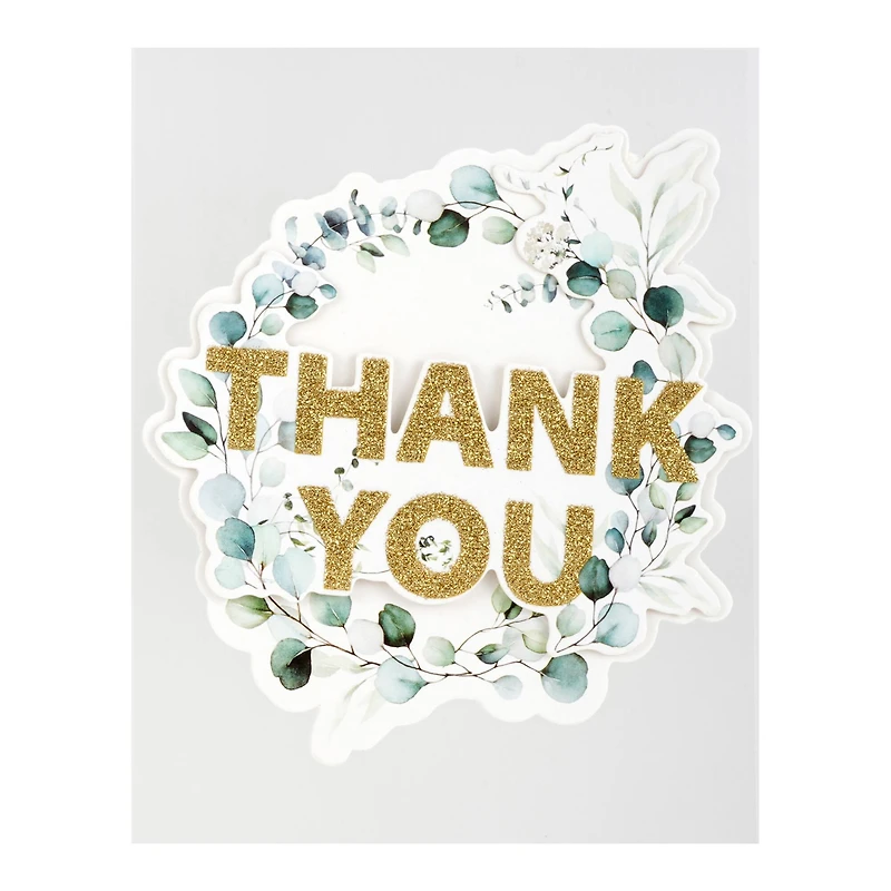 Green Wreath Thank You Sticker by Recollections™