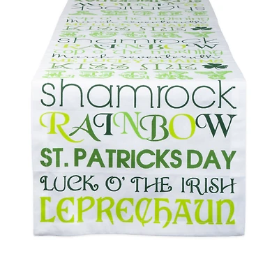 DII® 72" St Patrick's Day Print Table Runner